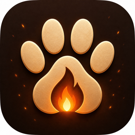 EmberPaws app icon, 512px